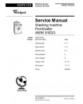 Сервисная инструкция Whirlpool AWM-8163-3