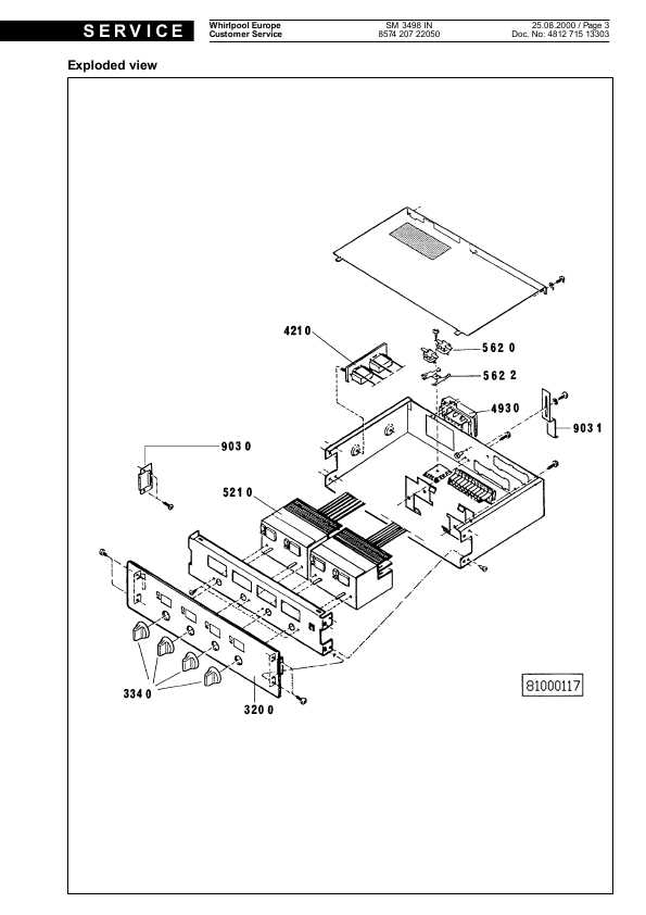 Сервисная инструкция Whirlpool SM-3498IN