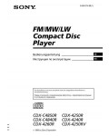 Инструкция Sony CDX-C4840R