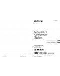 Инструкция Sony CMT-DH50R