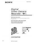 Инструкция Sony DCR-PC9E