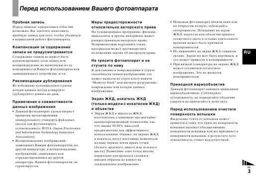 Инструкция Sony DSC-P10