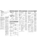Инструкция Sony ICD-B7