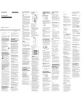 Инструкция Sony ICD-BX112