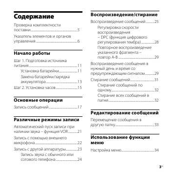 Инструкция Sony ICD-UX80