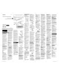 Инструкция Sony ICF-DS15IP