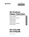 Инструкция Sony KV-21CL10K