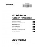 Инструкция Sony KV-21FQ10K