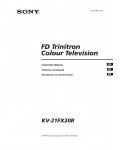 Инструкция Sony KV-21FX20R