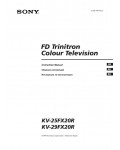 Инструкция Sony KV-29FX20R