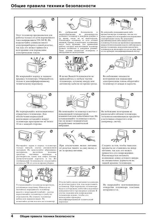 Инструкция Sony KV-29FQ60K