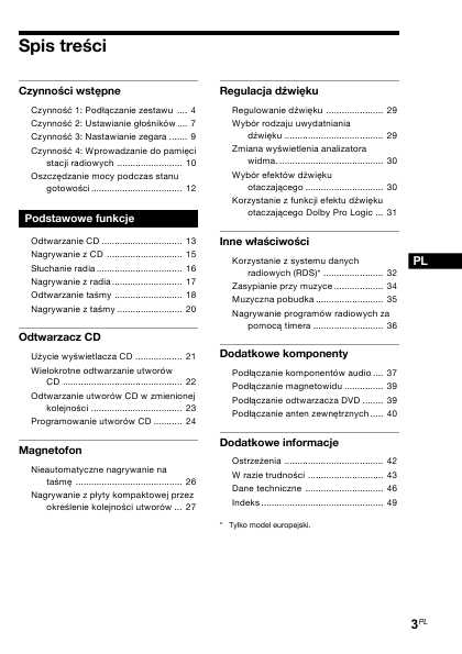 Инструкция Sony MHC-DX6AV