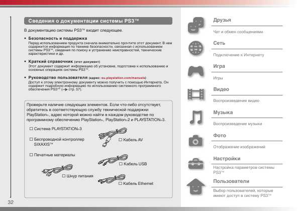Инструкция Sony Playstation 3