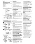 Инструкция Sony SRF-M37L