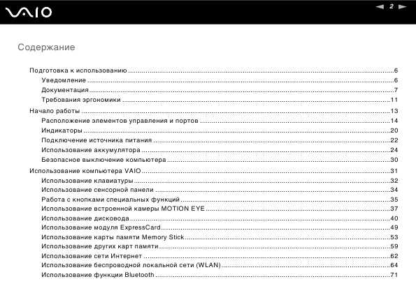 Инструкция Sony VGN-CR...