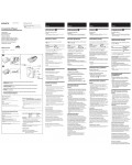 Инструкция Sony WM-EX194