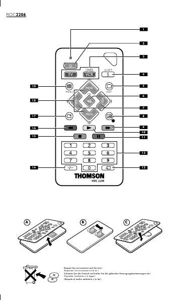 Инструкция Thomson ROC-2206