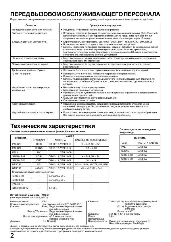 Инструкция Toshiba 21D3XRT