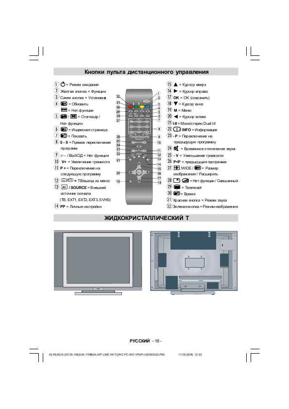 Инструкция Vestel VR-20735 TFT-B