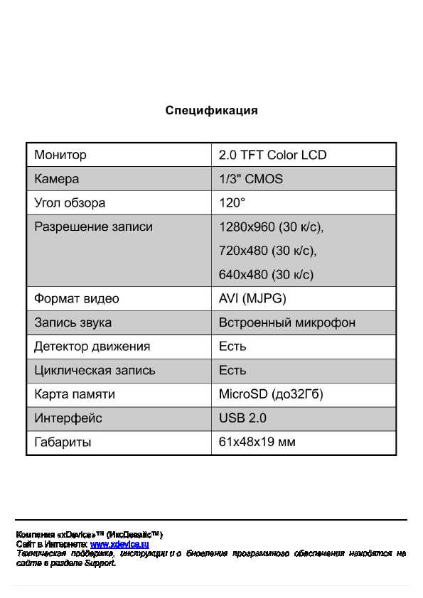 Инструкция xDevice BlackBox 16